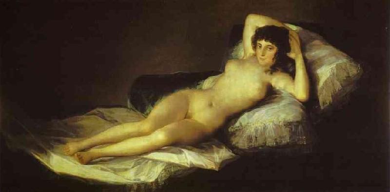 Francisco Jose de Goya The Nude Maja oil painting picture